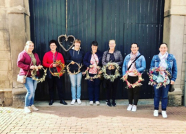 Droogbloemen ring / krans
