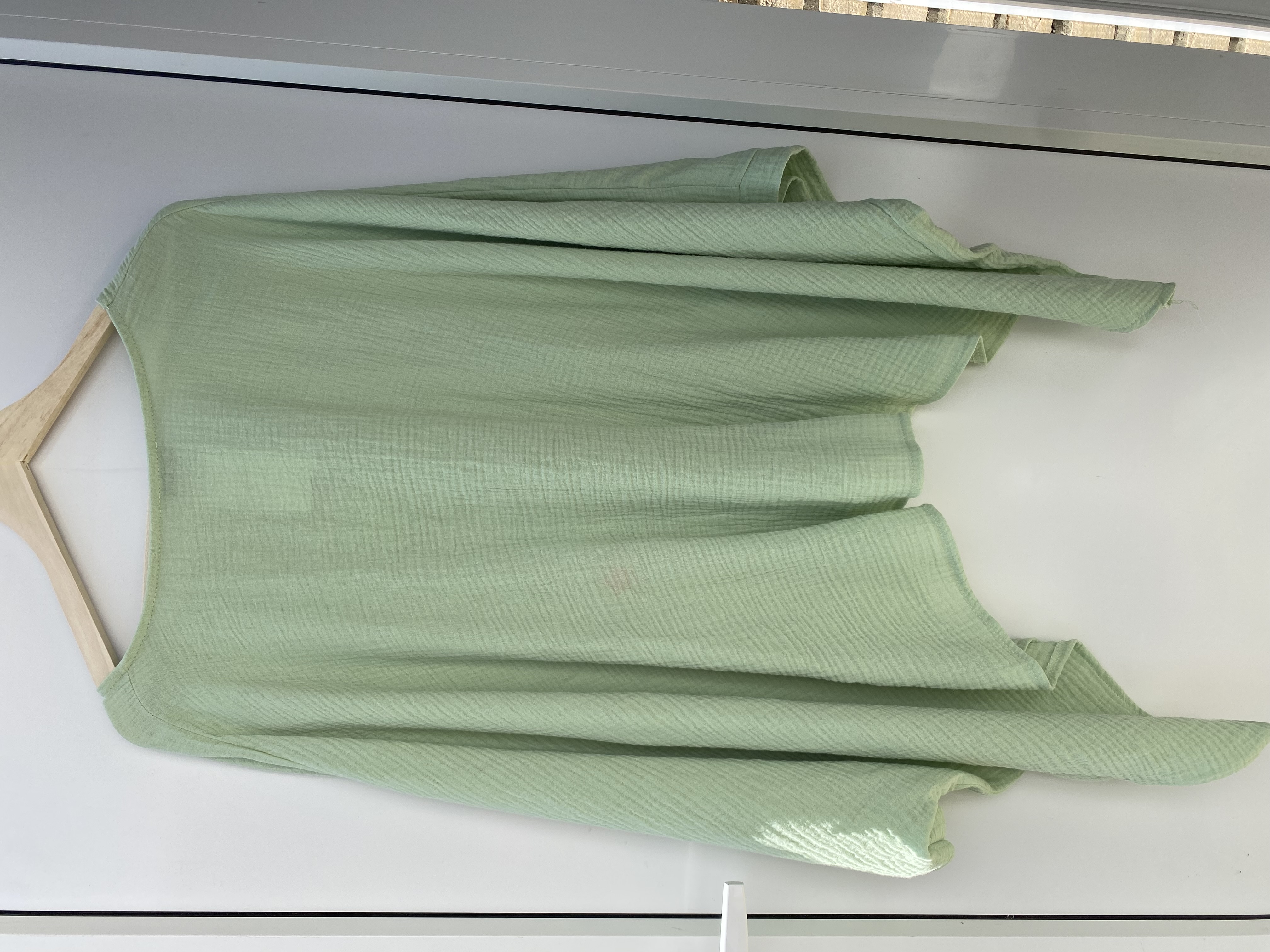 Poncho shirt wafelkatoen SUMMER