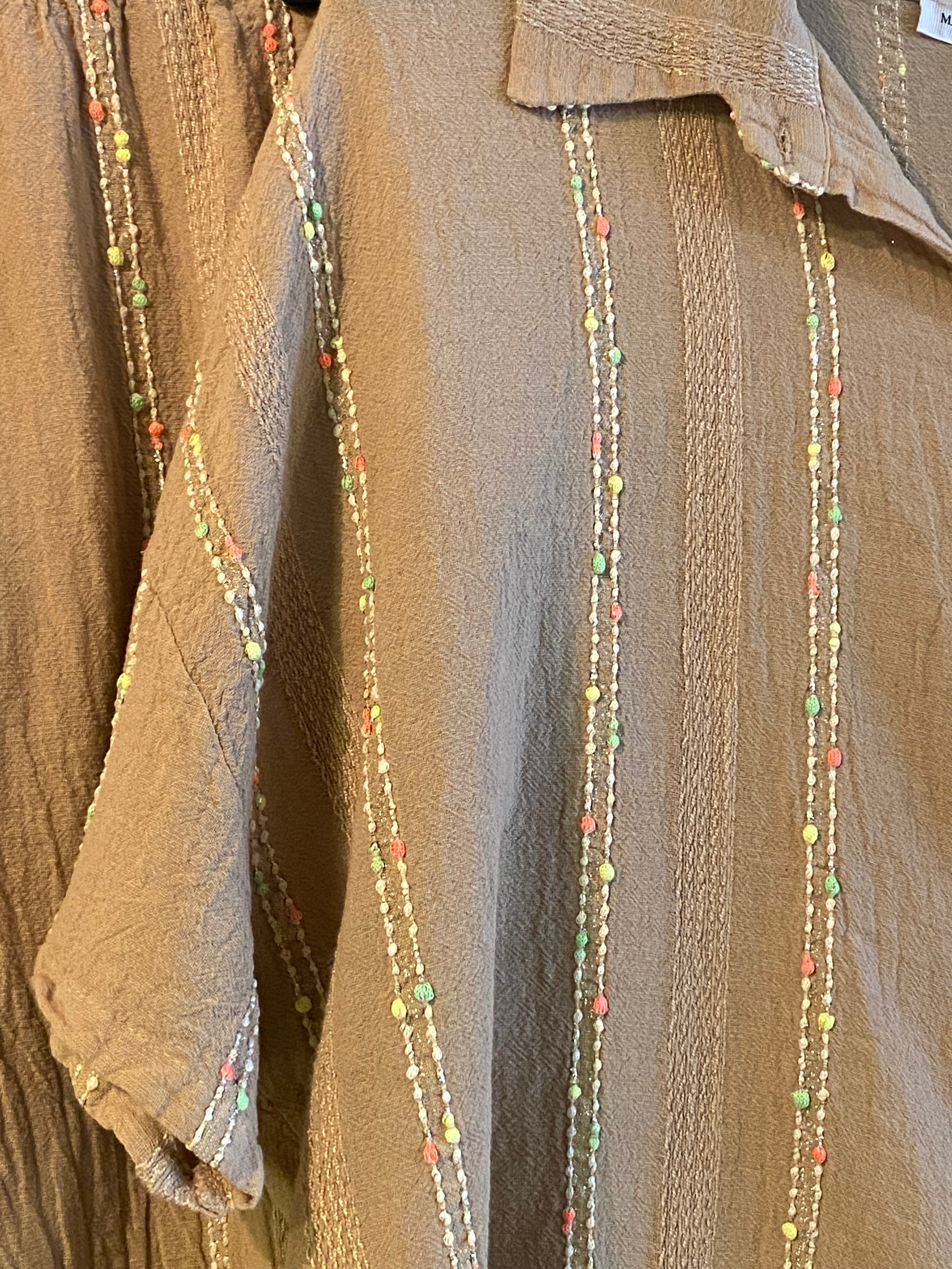 Set broek en blouse beige