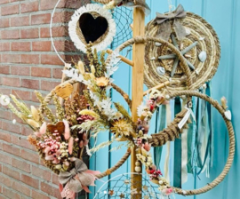 Droogbloemen ring / krans