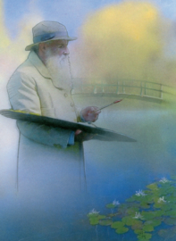 Collectie XL 4 - Monet, een regenboog boven Giverny (SC)