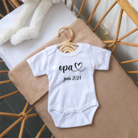 Aankondigings romper | opa