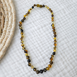 Barnsteen kinder ketting | olive