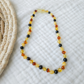 Barnsteen baby/peuter ketting | multi colour