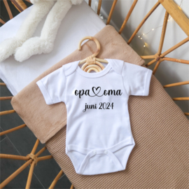 Aankondigings romper | opa&oma