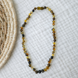 Barnsteen kinder ketting | olive