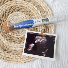 bewaarbuisje | clearblue zwangerschapstest met naam