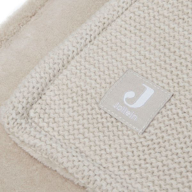Wiegdeken Jollein basic knit fleece | nougat