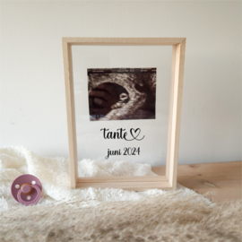 Zwangerschapsaankondiging fotoframe | tante