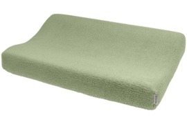 Verschoonkussenhoes Meyco teddy | olive green