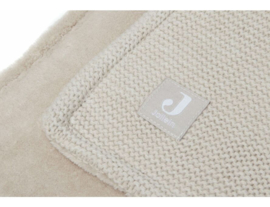 Ledikantdeken Jollein basic knit fleece | nougat