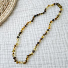 Barnsteen dames ketting | olive