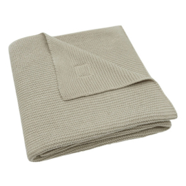 Wiegdeken Jollein basic knit | olive green