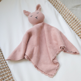 Knuffeldoekje konijn | roze