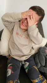 Sweater baby en kind | zand