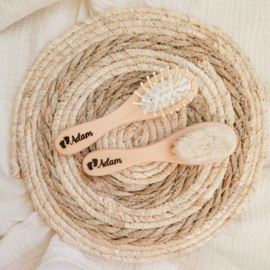 Baby haarborstelset | gegraveerd