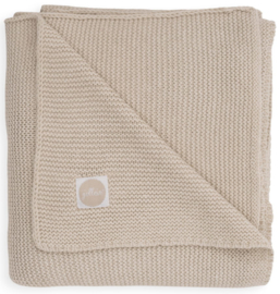 Wiegdeken Jollein basic knit | nougat