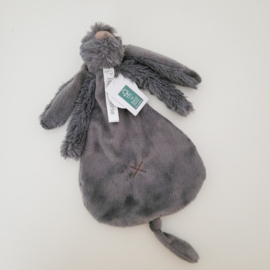 Happy Horse Rabbit Richie knuffeldoekje | deep grey