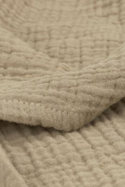 Ledikantdeken Meyco hydrofiel | taupe