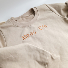Sweater baby en kind | zand