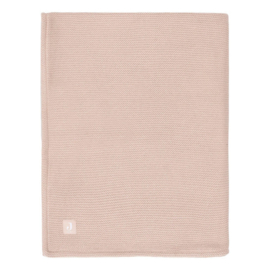 Wiegdeken Jollein basic knit fleece | wild rose
