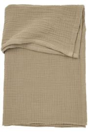 Ledikantdeken Meyco hydrofiel | taupe