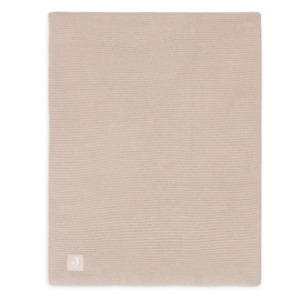 Wiegdeken Jollein basic knit | wild rose