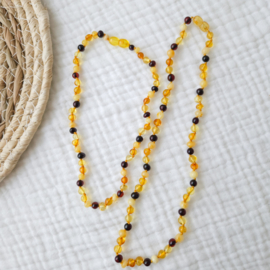 Barnsteen kinder ketting | multi colour