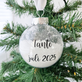 Kerstbal bol | Zwangerschapsaankondiging