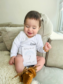 Babyromper met naam | Wit