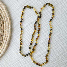 Barnsteen kinder ketting | olive
