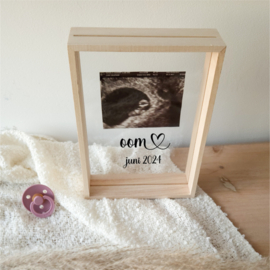 Zwangerschapsaankondiging fotoframe | oom