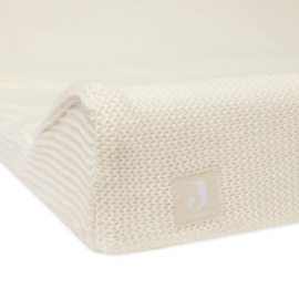Verschoonkussenhoes Jollein basic knit | ivory