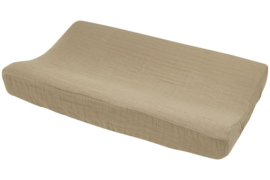 Verschoonkussenhoes Meyco hydrofiel | taupe