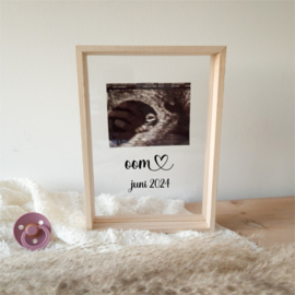 Zwangerschapsaankondiging fotoframe | oom