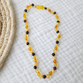 Barnsteen kinder ketting | multi colour