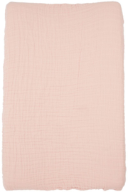 Verschoonkussenhoes Meyco hydrofiel | soft pink
