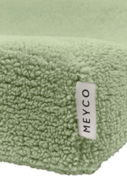 Verschoonkussenhoes Meyco teddy | olive green