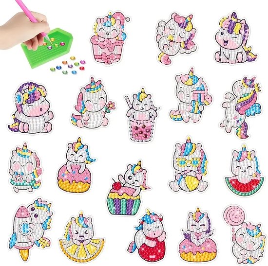 Diamond painting stickers unicorn