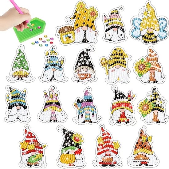 Diamond painting stickers Gnoom