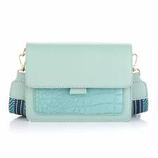 Schoudertas mint croco