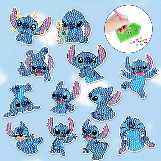 Diamond painting stickers Stitch
