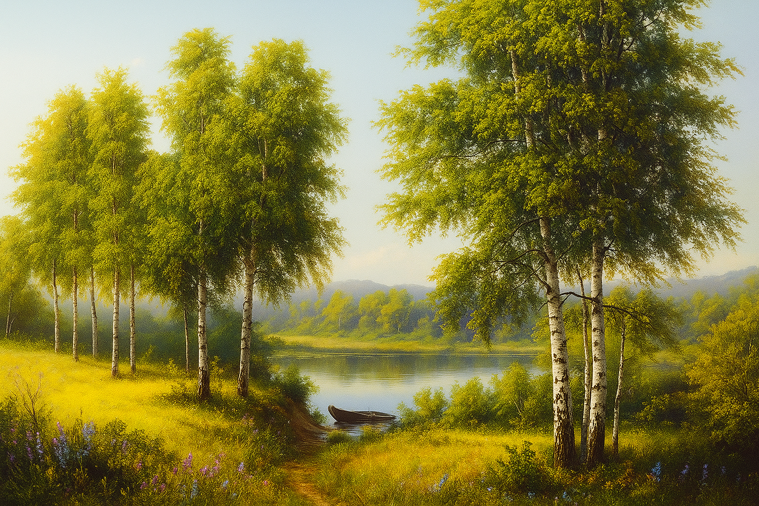 Diamond painting Bos 60x40 cm