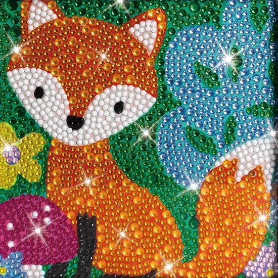 Diamond painting Vosje 15x15cm