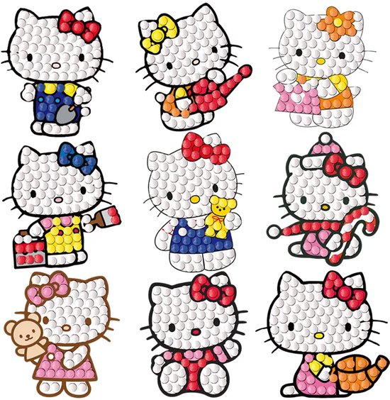 Diamond painting stickers Hello Kitty