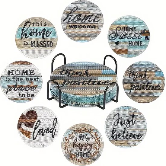 Diamond painting onderzetters home