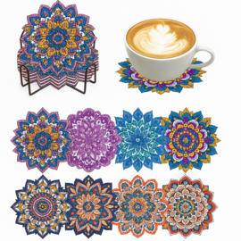 Diamond painting onderzetters mandala