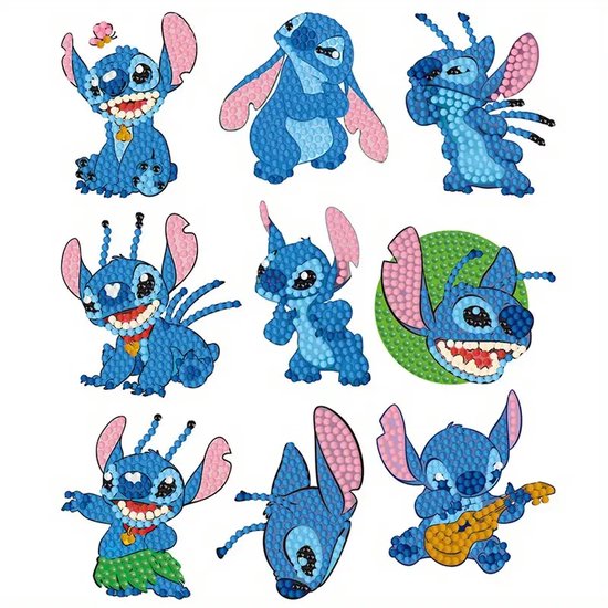 Diamond painting stickers Stitch