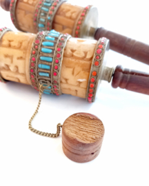 Nepalese Prayer Wheels, 1890s, Set of 2