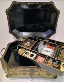 Antique chinese sewing box